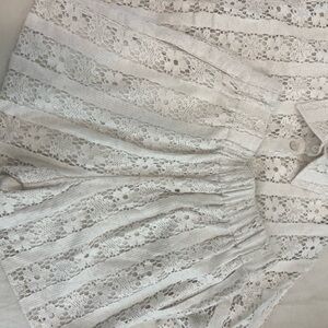 Abiti Lace White Set Size S/M (One Size)
